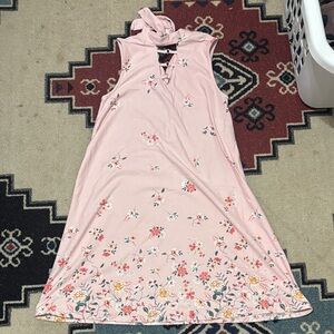 Floral Pink Kids Dress